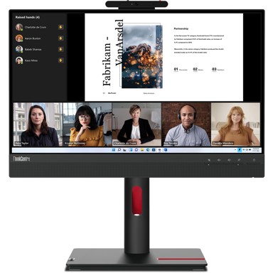 LENOVO Monitor ThinkCentre TiO 22 Gen 5 / 21.5", 1920 x 1080, Full HD, IPS, crna (rabljen)